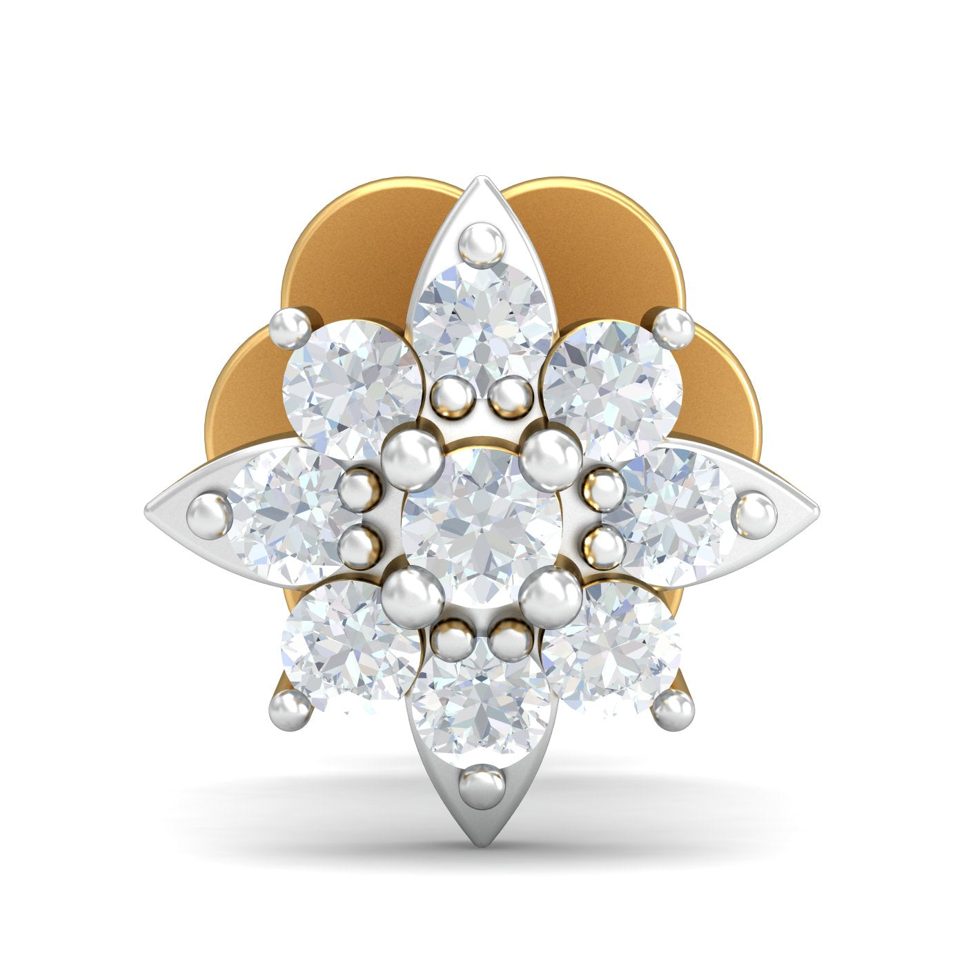 Agni Gold Screw Nose Stud