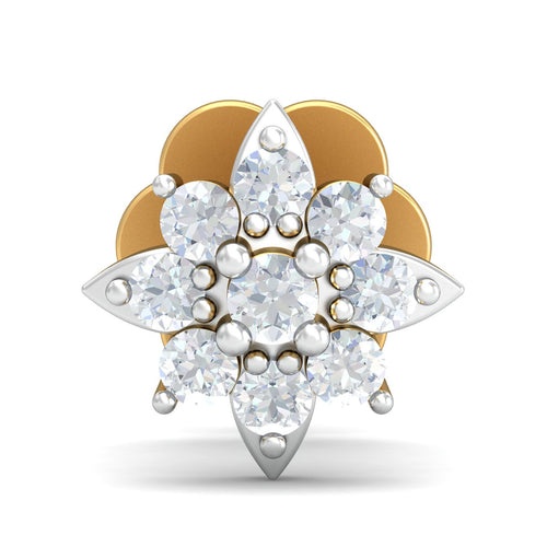Agni Gold Screw Nose Stud