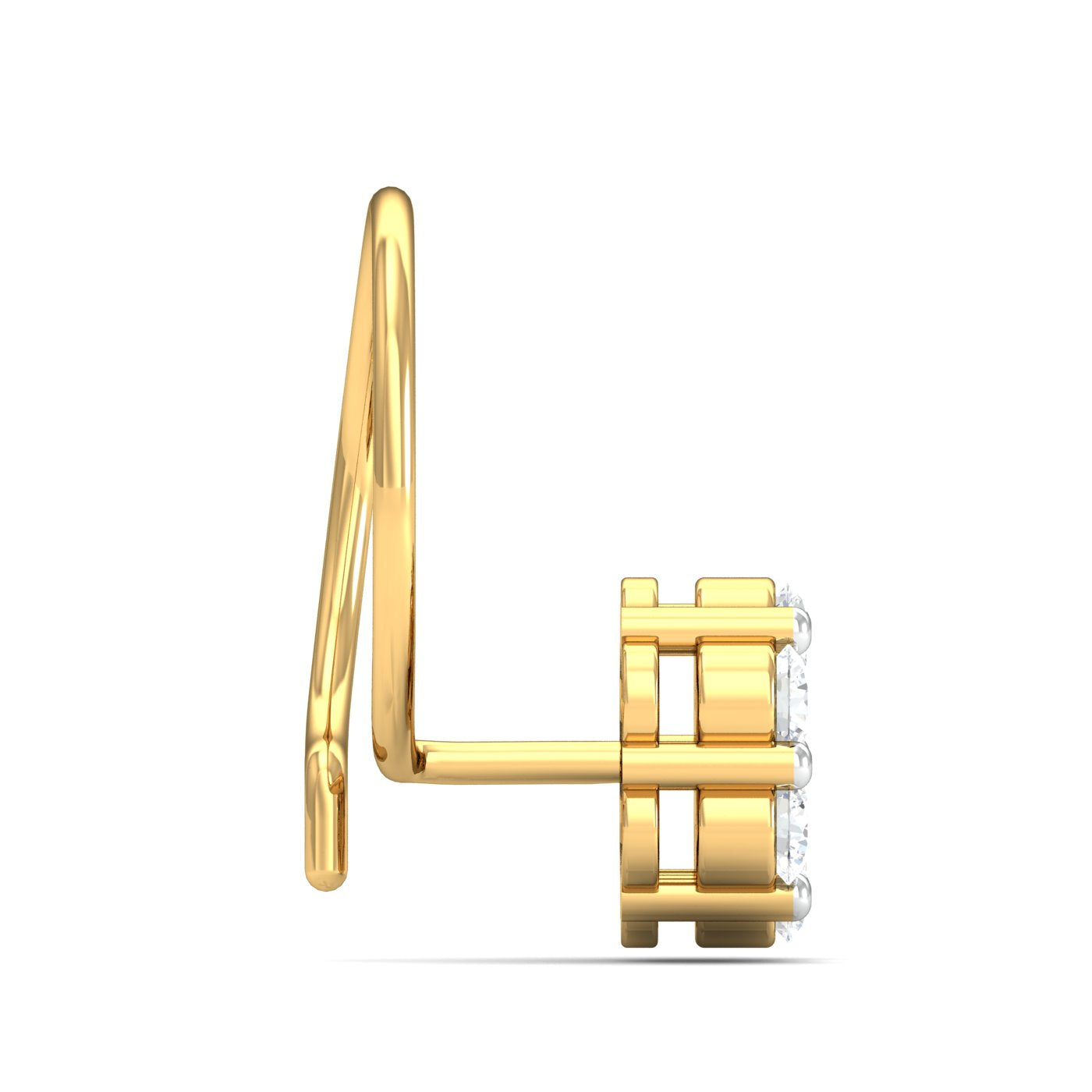 Lusture Solitaire Nose Pin
