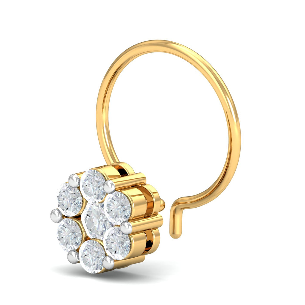 Lusture Solitaire Nose Pin