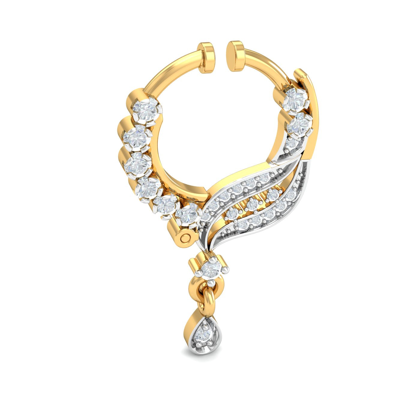 Traditional Diamond Spring Nath