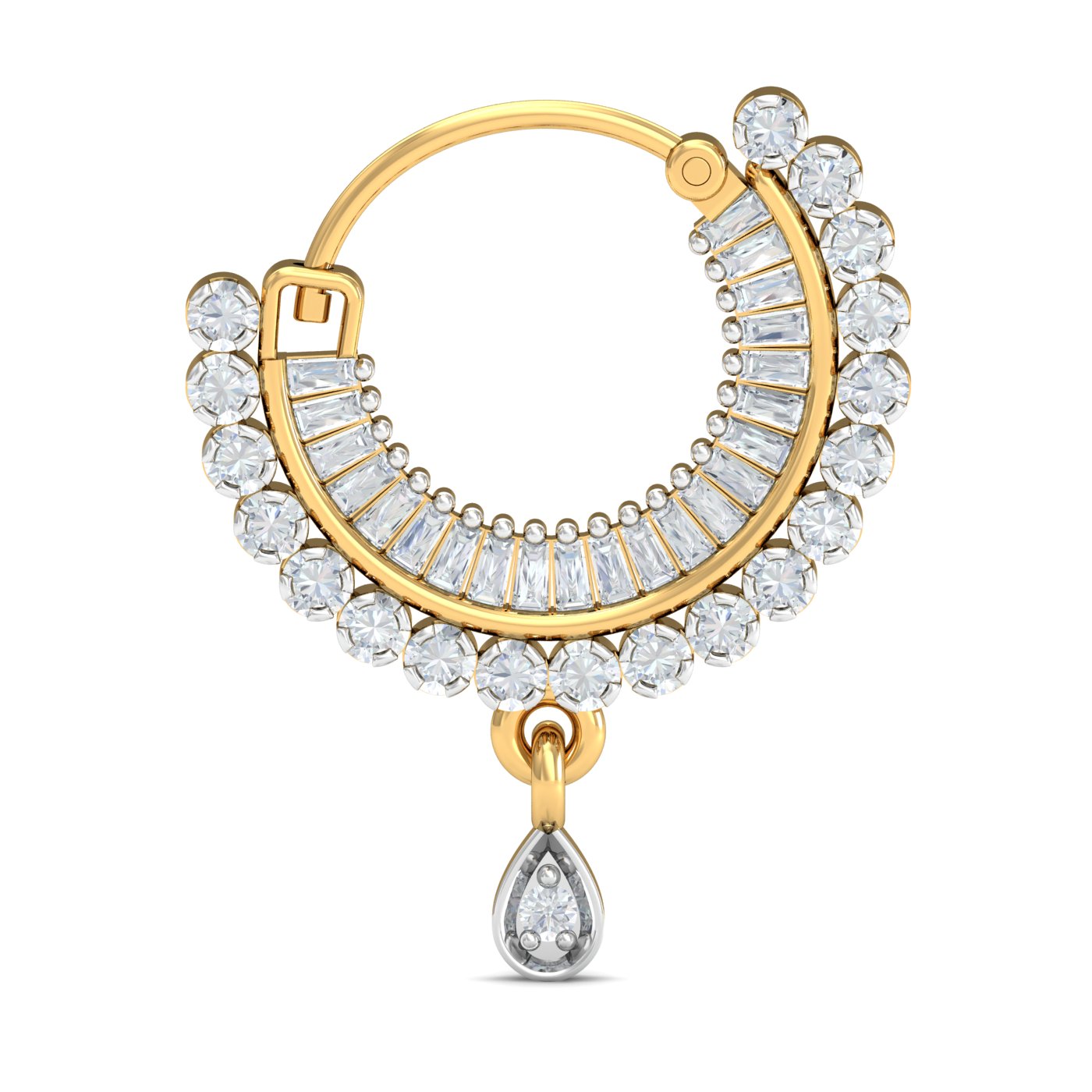 Traditional Diamond Nath