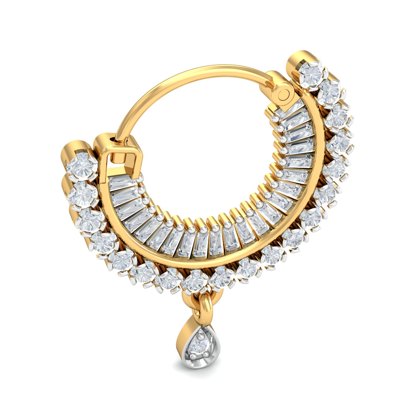 Traditional Diamond Nath
