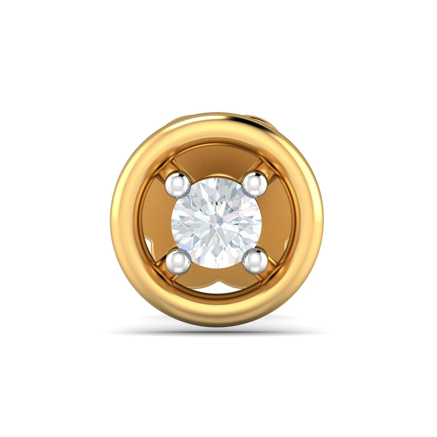 Round 0.02 Carat Nose Stud