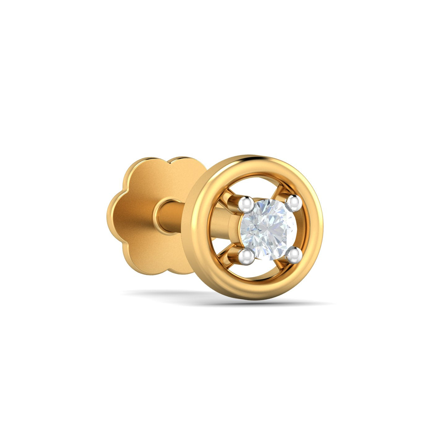 Round 0.02 Carat Nose Stud