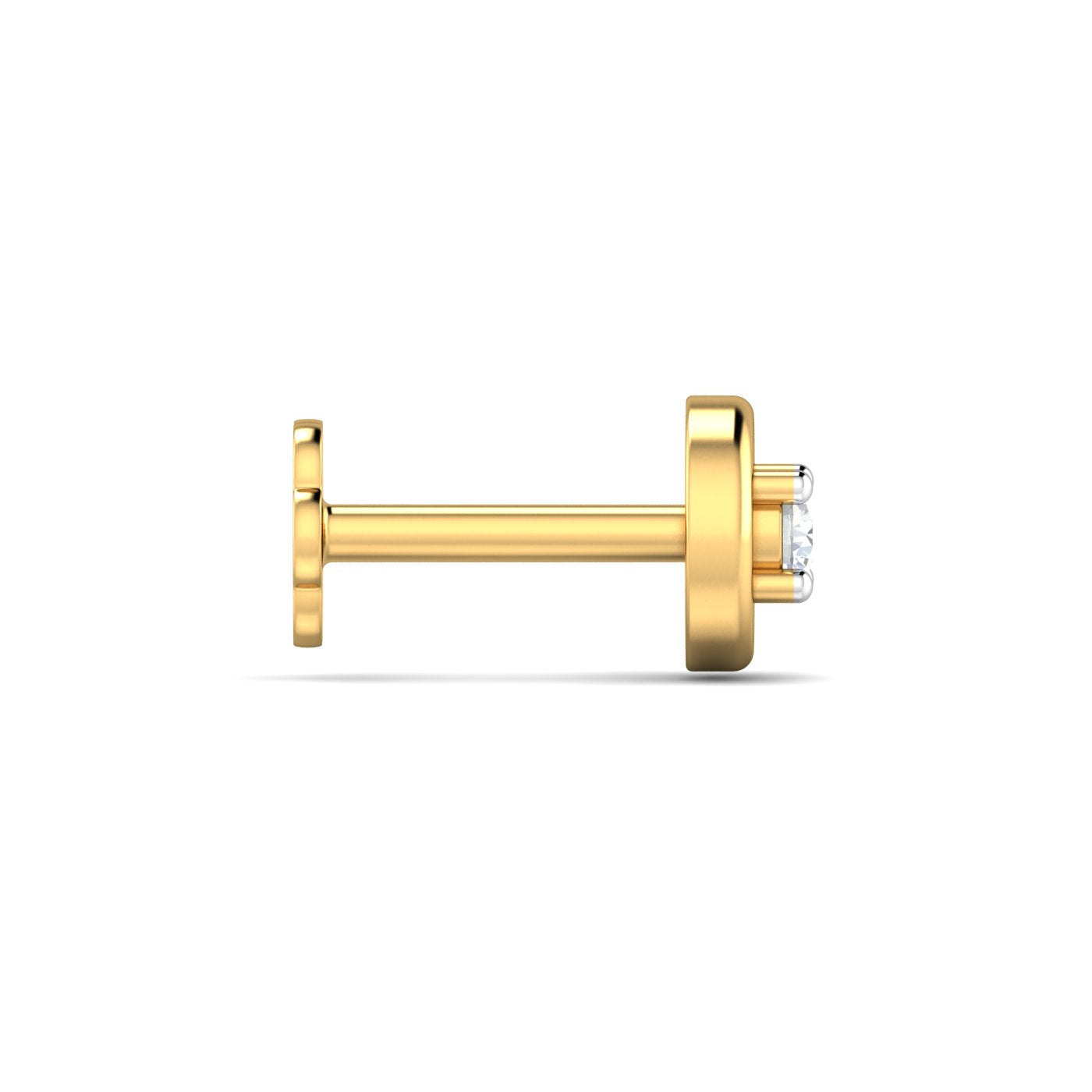 Round 0.02 Carat Nose Stud