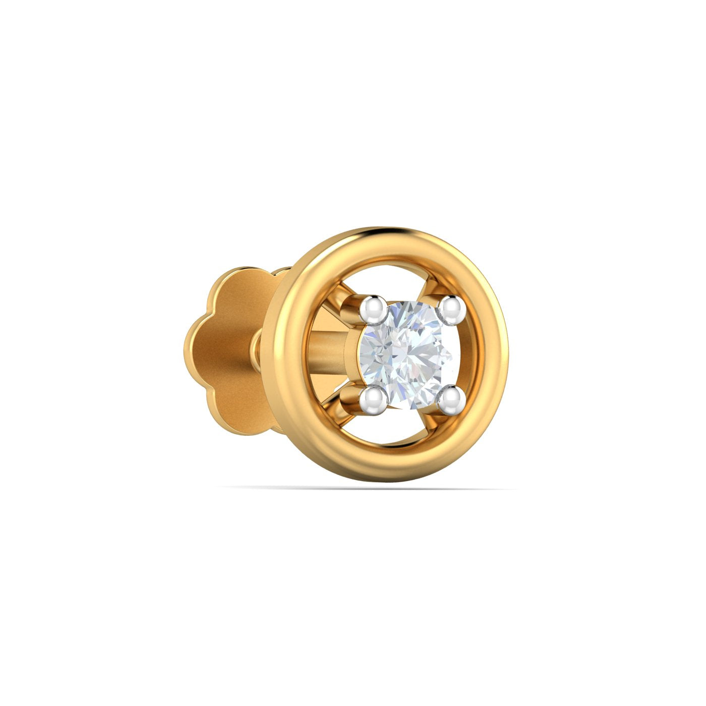 Round 0.04 Carat Nose Stud