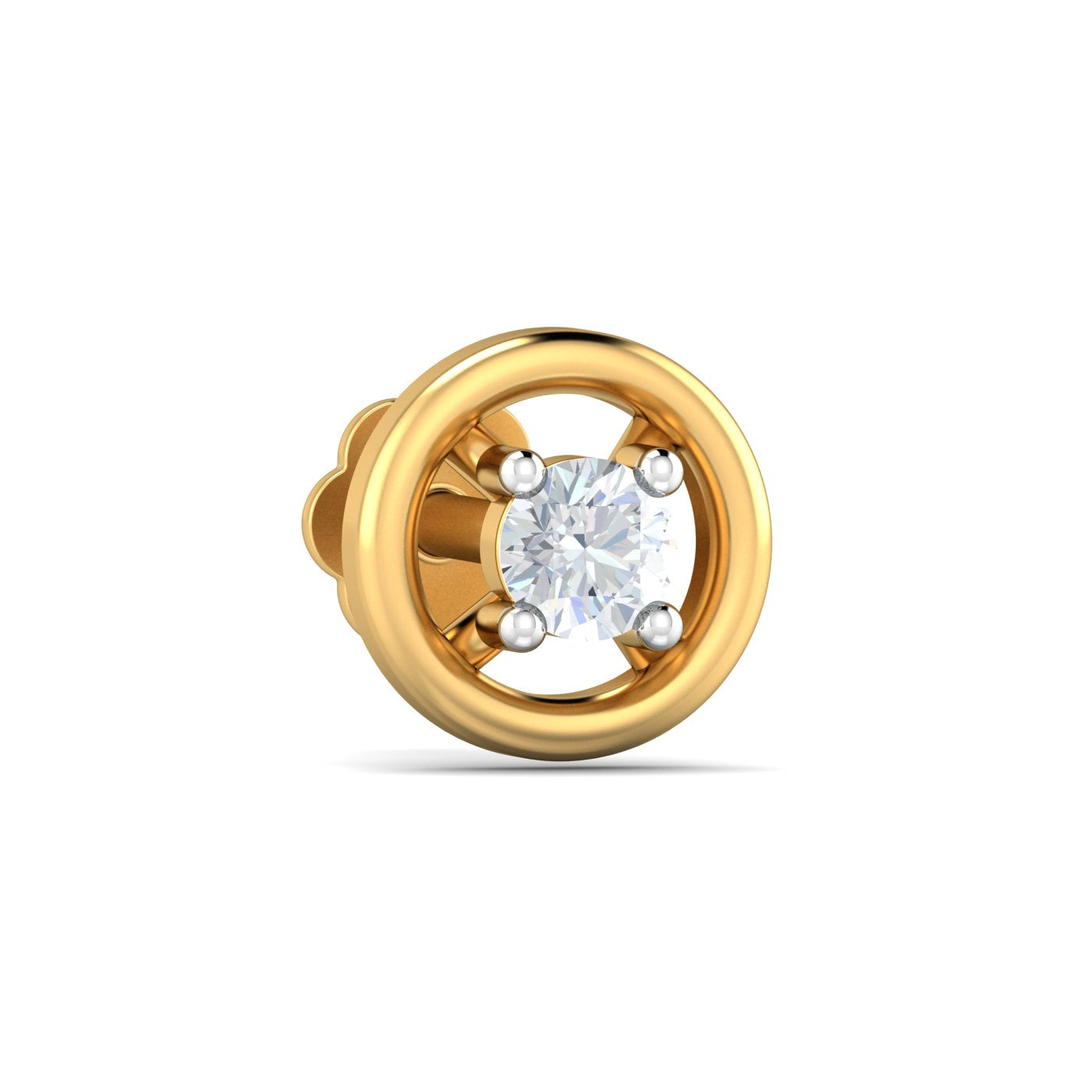 Round 0.06 Carat Nose Stud