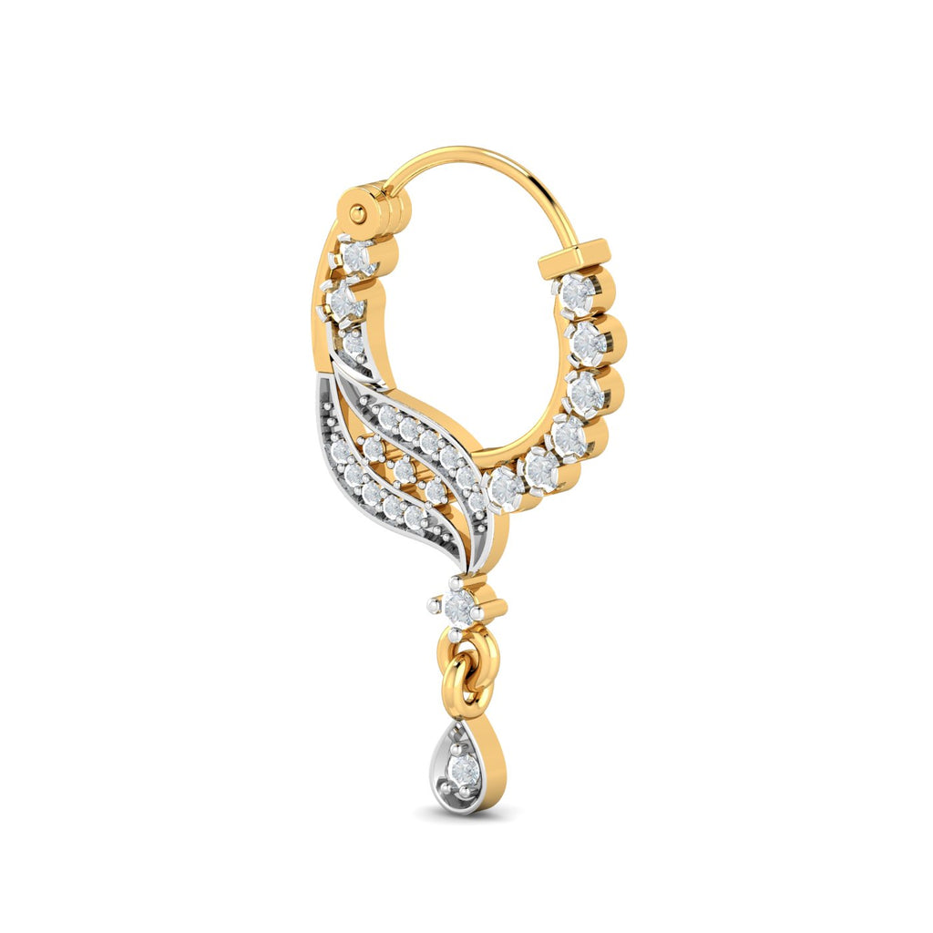 Lubsa Traditional Diamond Nath