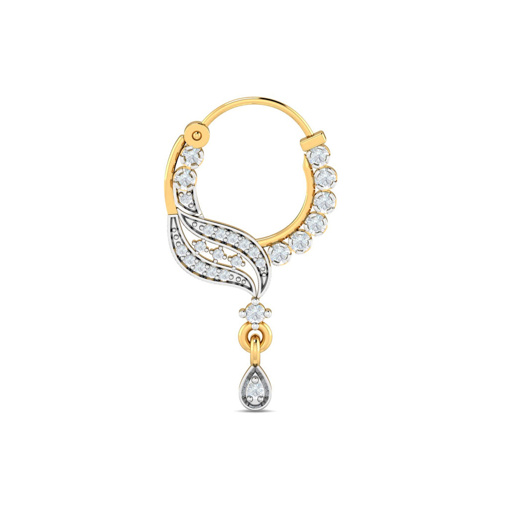 Lubsa Traditional Diamond Nath