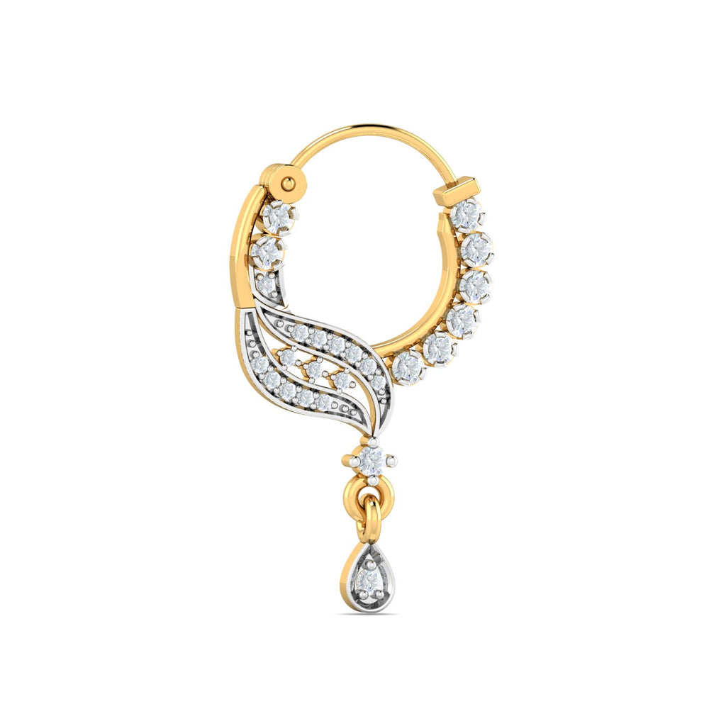Lubsa Traditional Diamond Nath