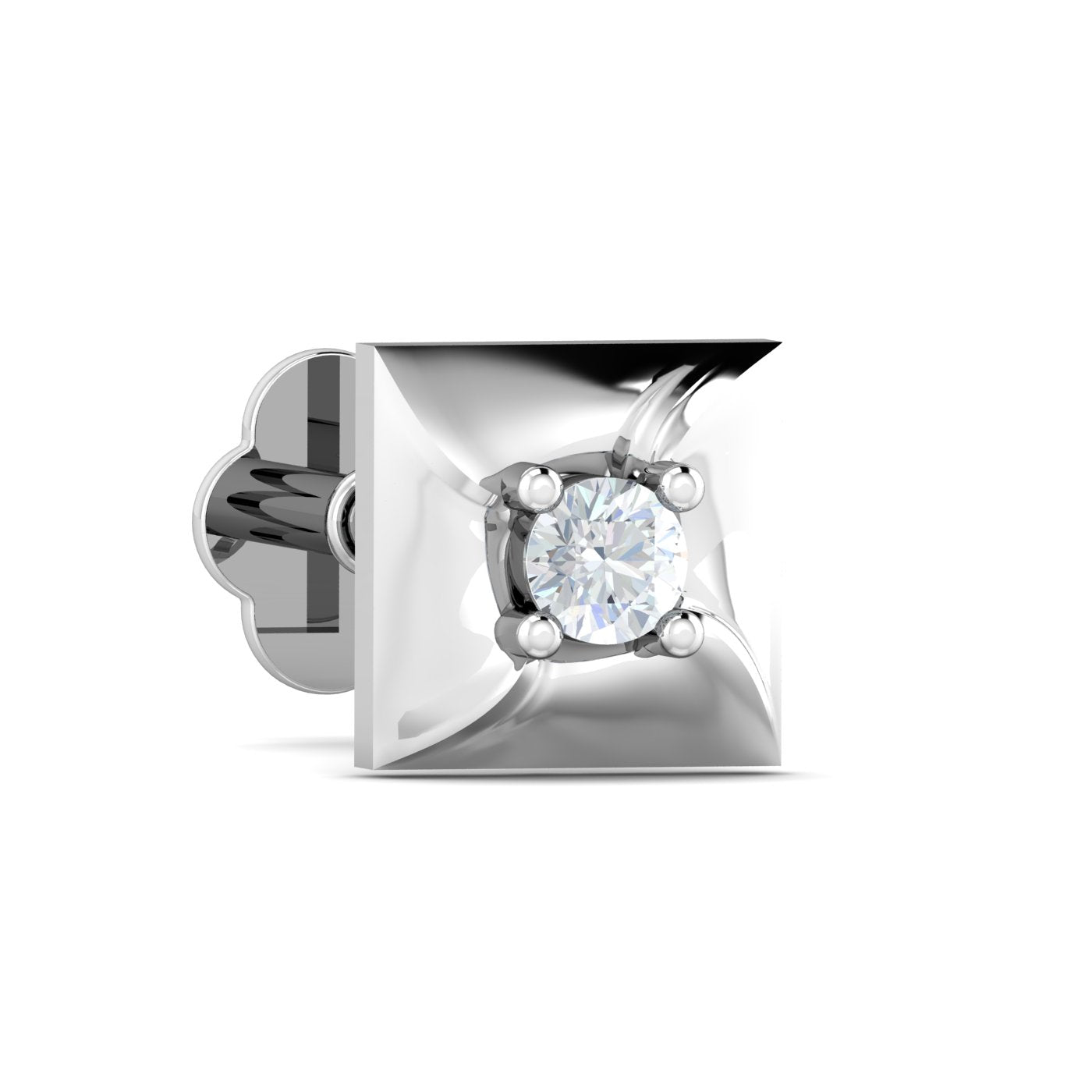 Henri Square Nose Stud