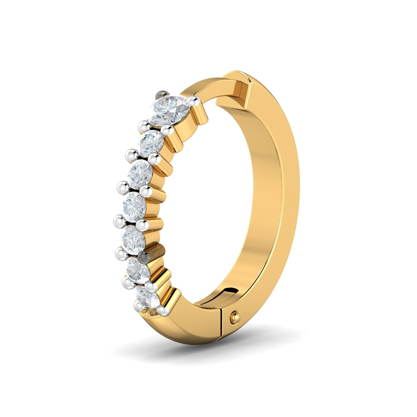 Elegant 0.08 cts Nose Ring