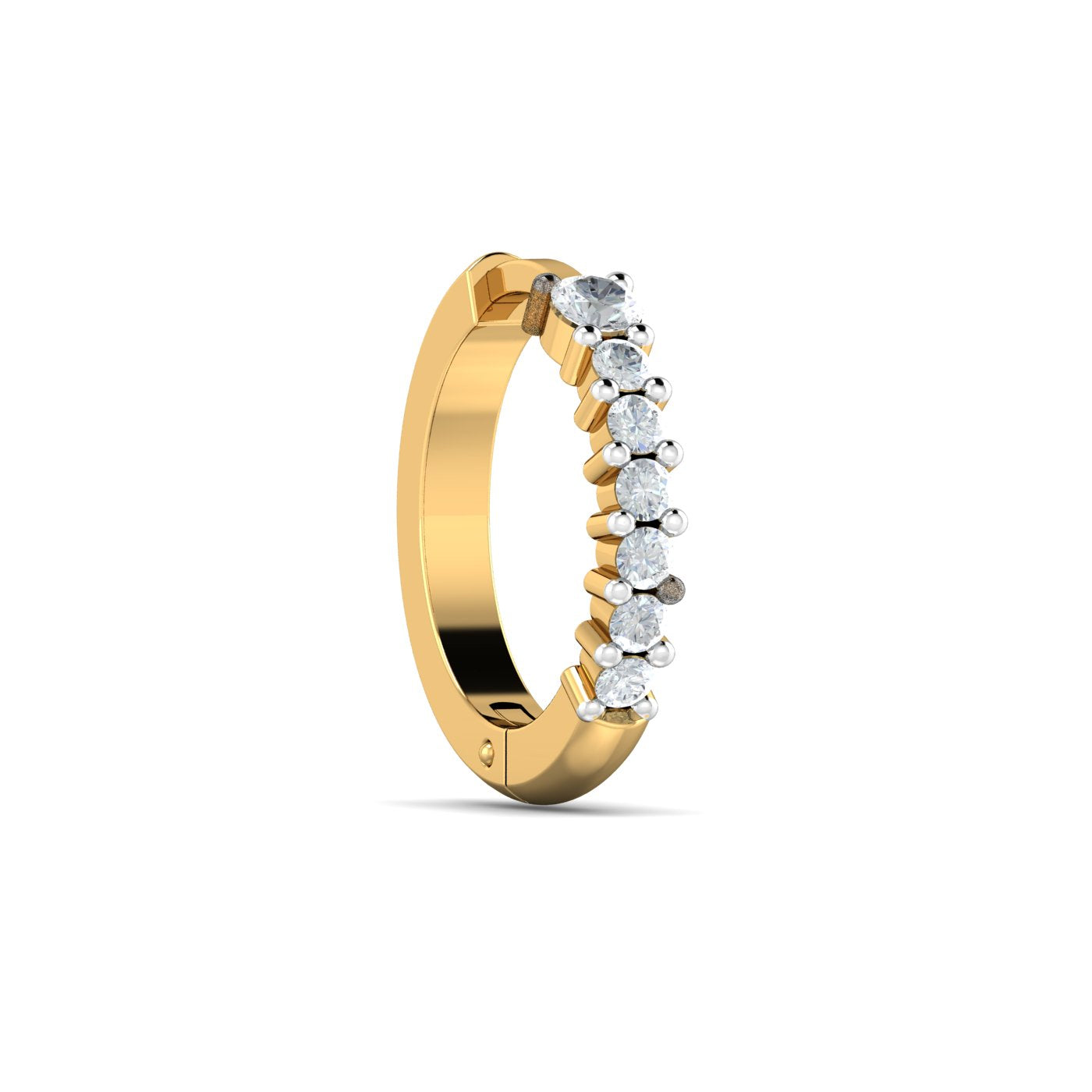 Elegant 0.08 cts Nose Ring