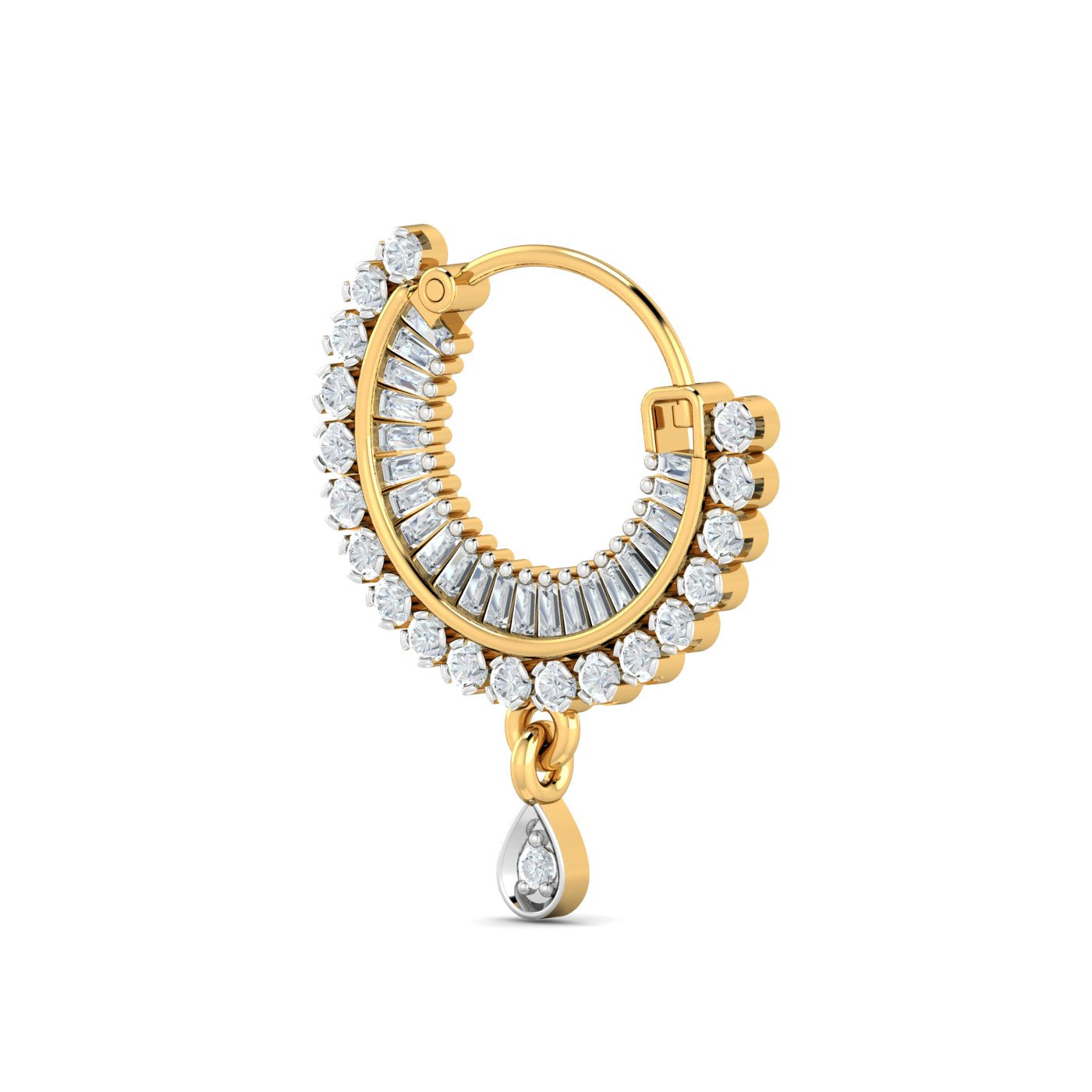 Traditional Diamond Nath (Right-side)