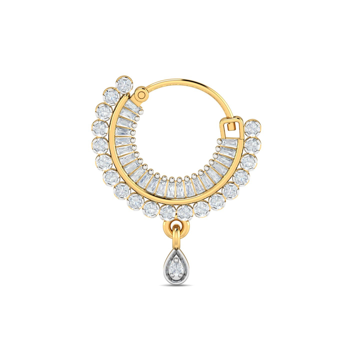Traditional Diamond Nath (Right-side)