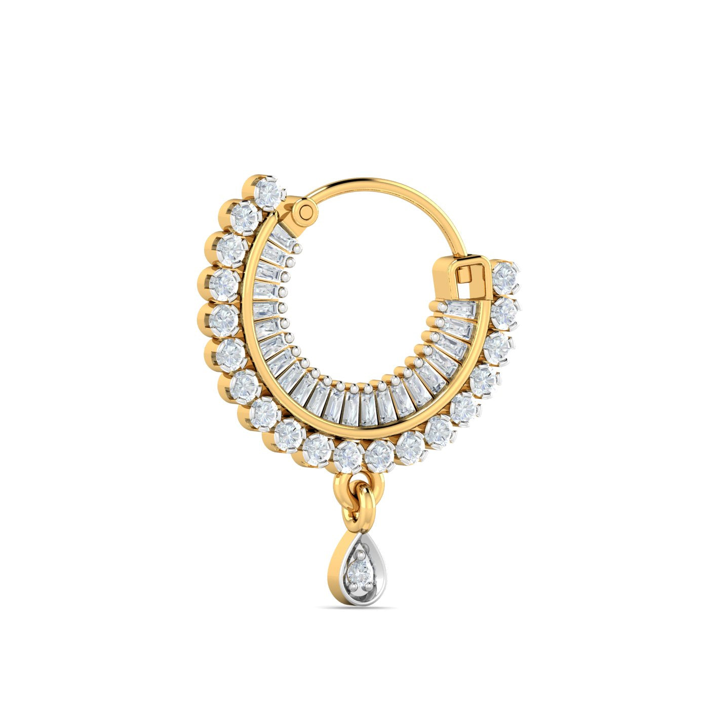 Traditional Diamond Nath (Right-side)