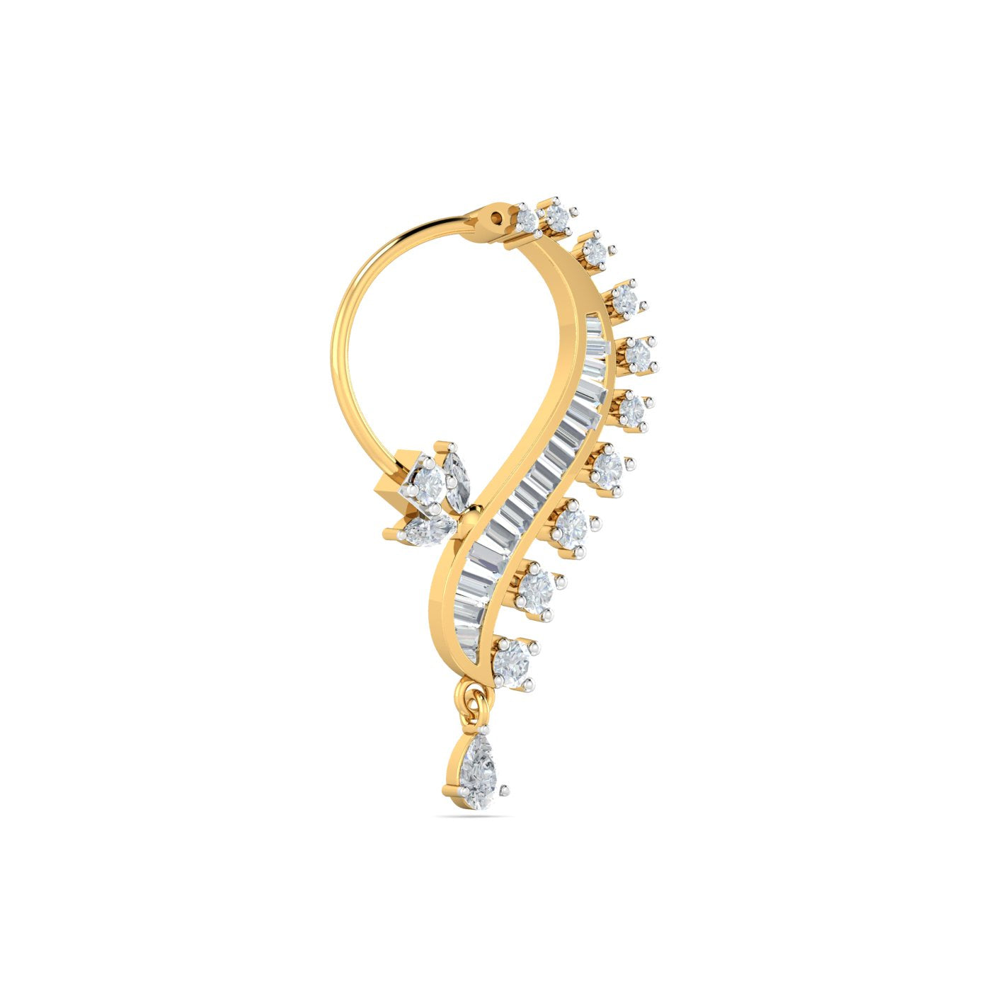 Rhea Bridal Diamond Nath