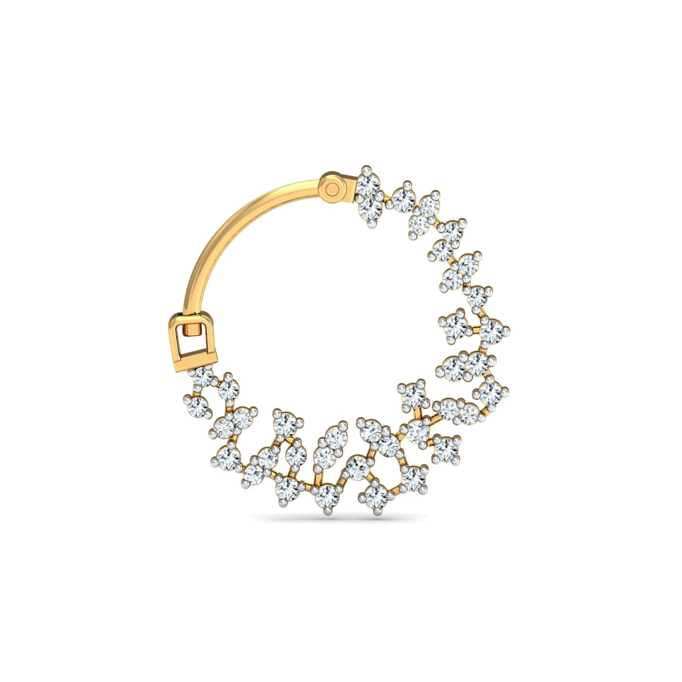Scattered Diamond Nose Ring