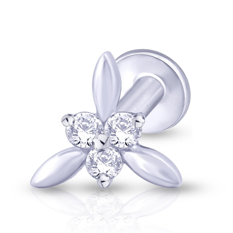 Triangular 0.03 Carat Nose Stud