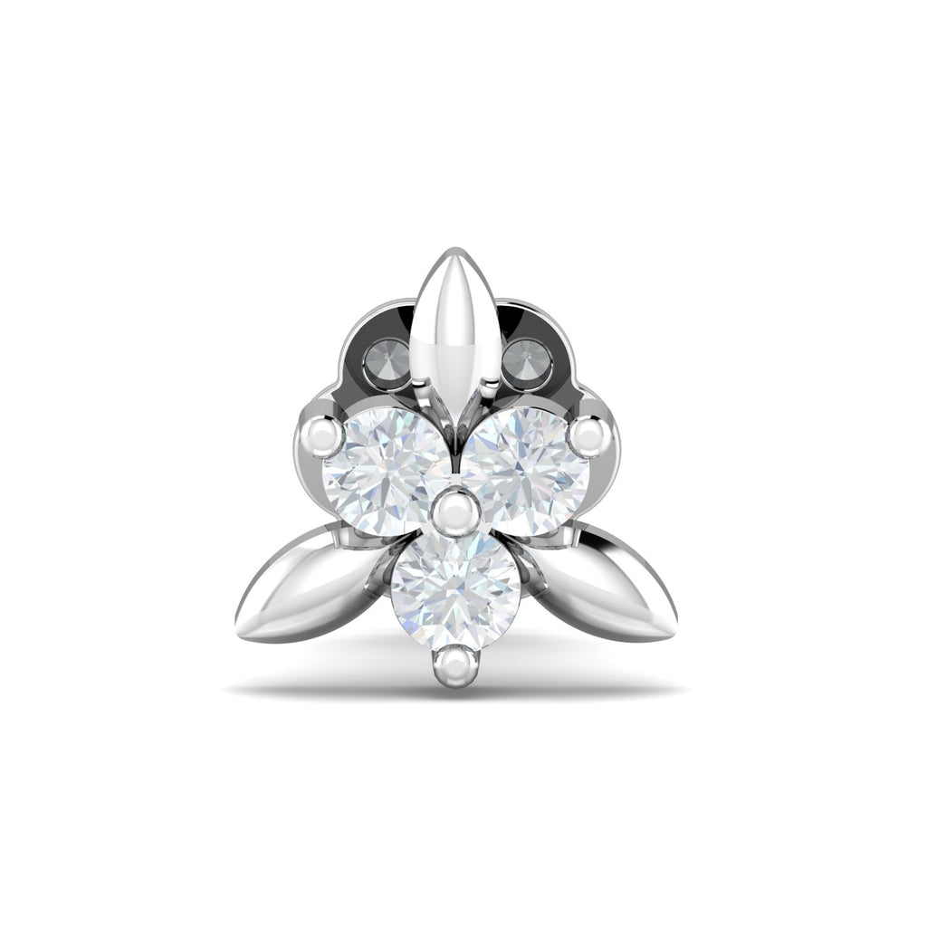 Triangular 0.03 Carat Nose Stud