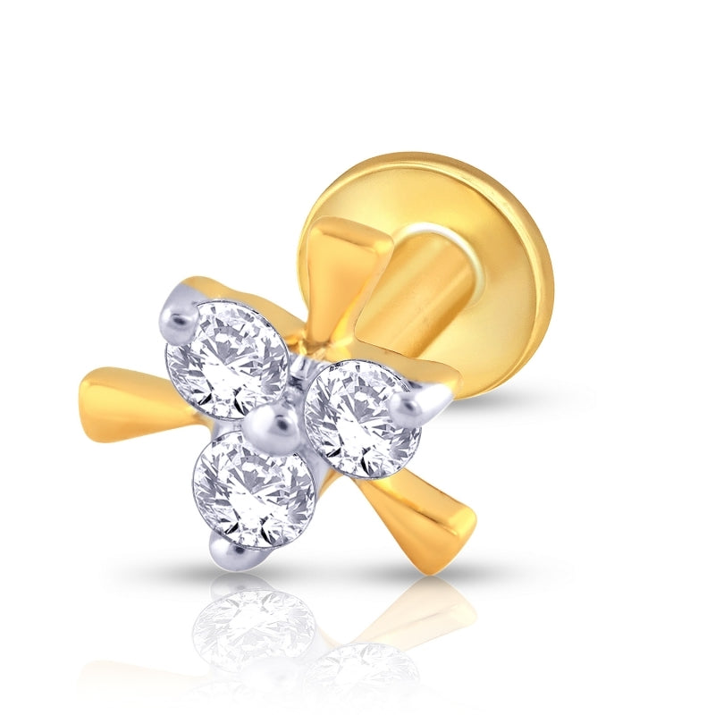 Dainty 0.07 Carat Nose Stud