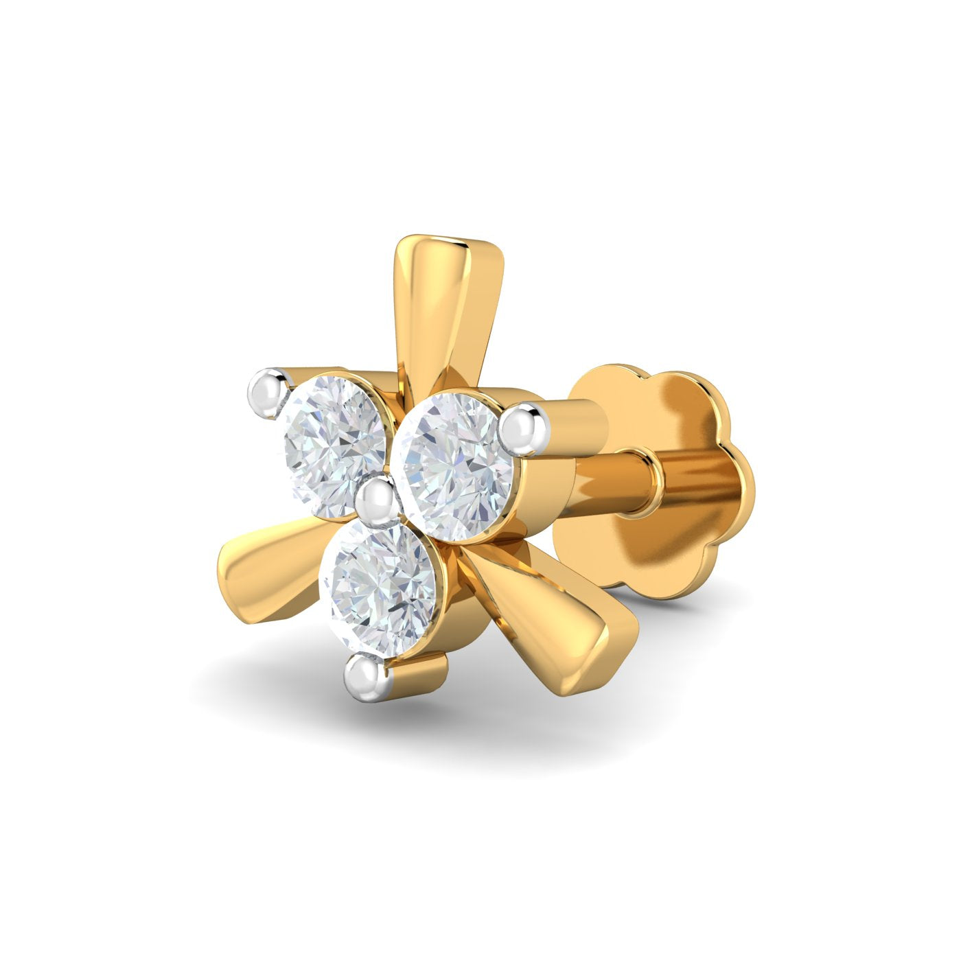 Dainty 0.07 Carat Nose Stud
