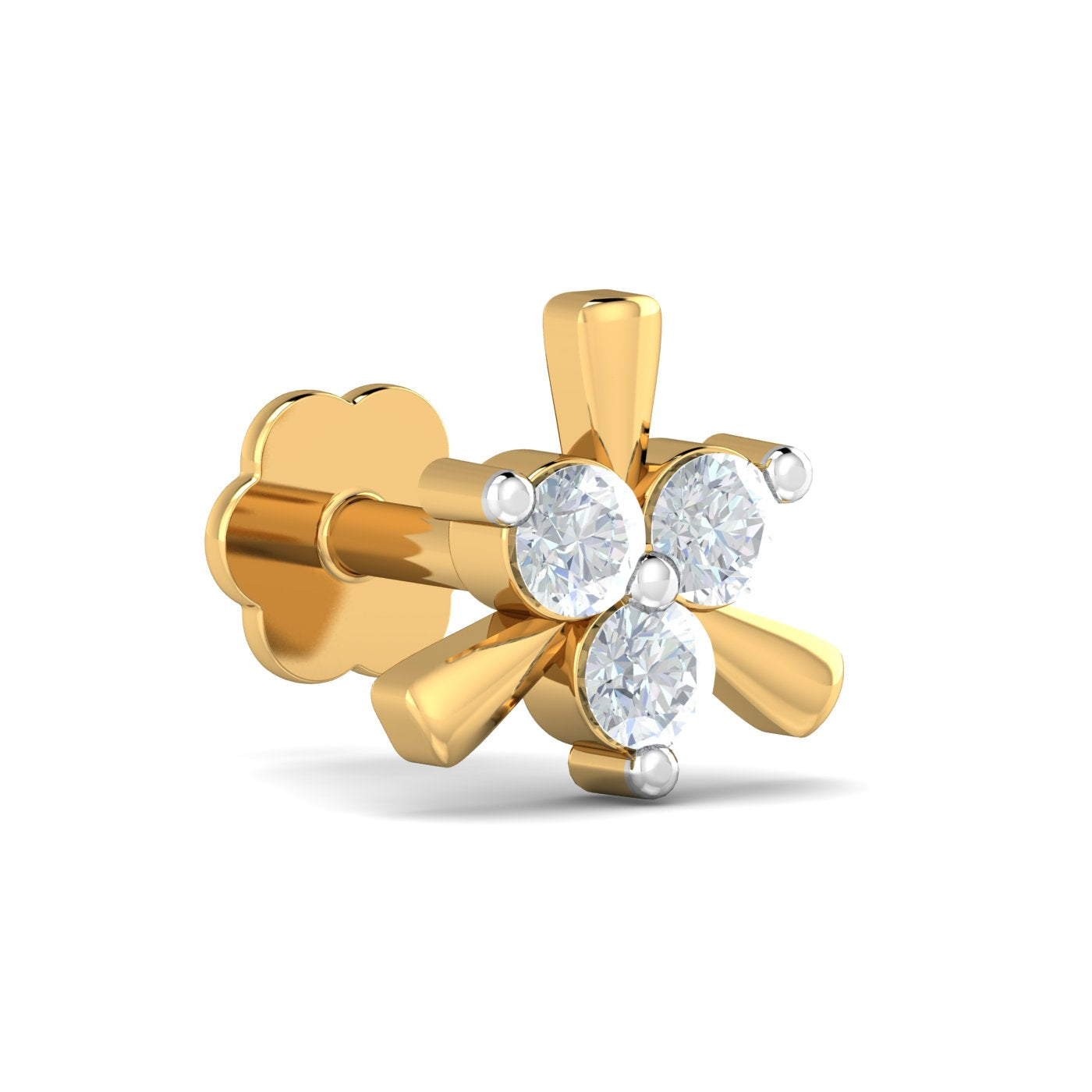 Dainty 0.07 Carat Nose Stud