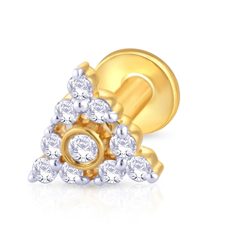 Pyramid 0.15 Carat Nose Stud