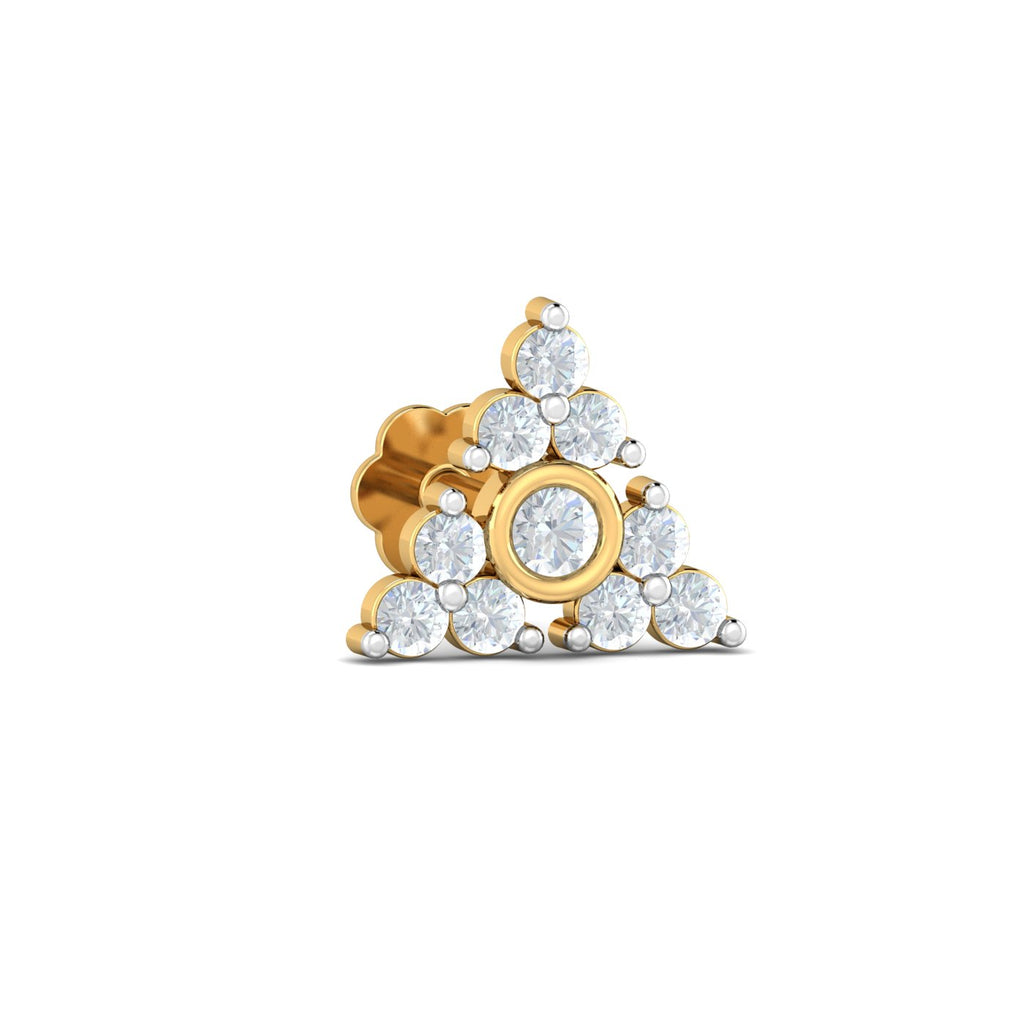Pyramid 0.15 Carat Nose Stud