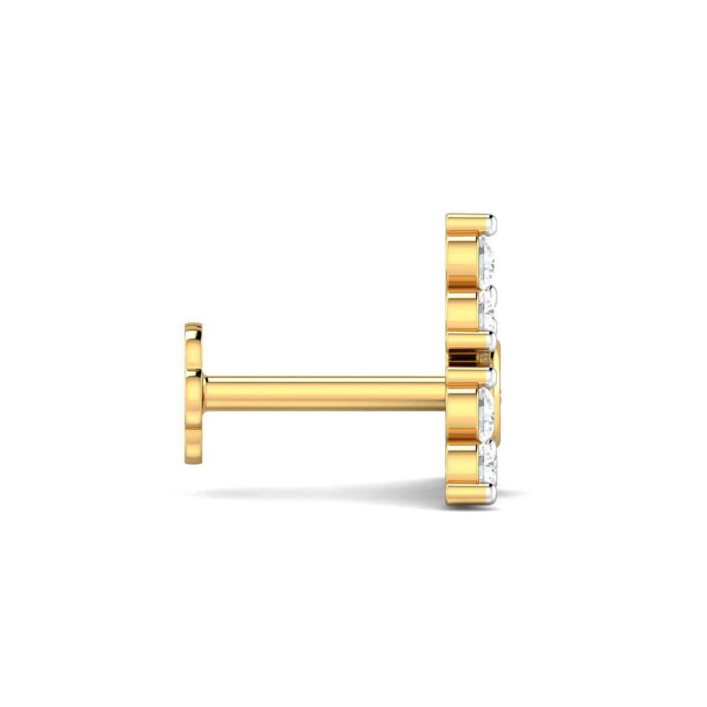 Pyramid 0.15 Carat Nose Stud