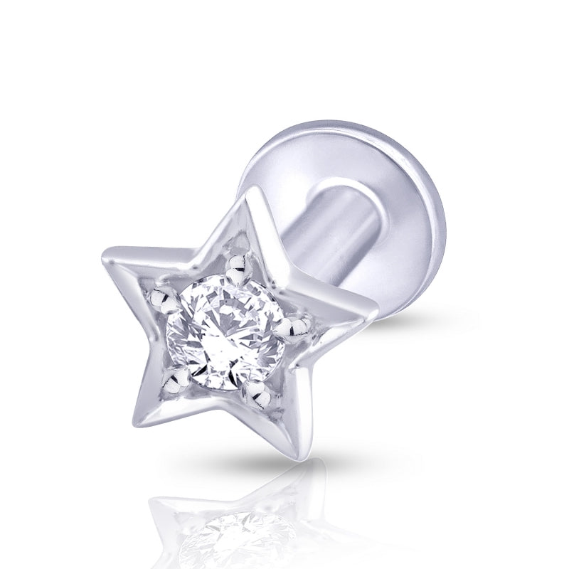 Star 0.06 Carat Nose Stud