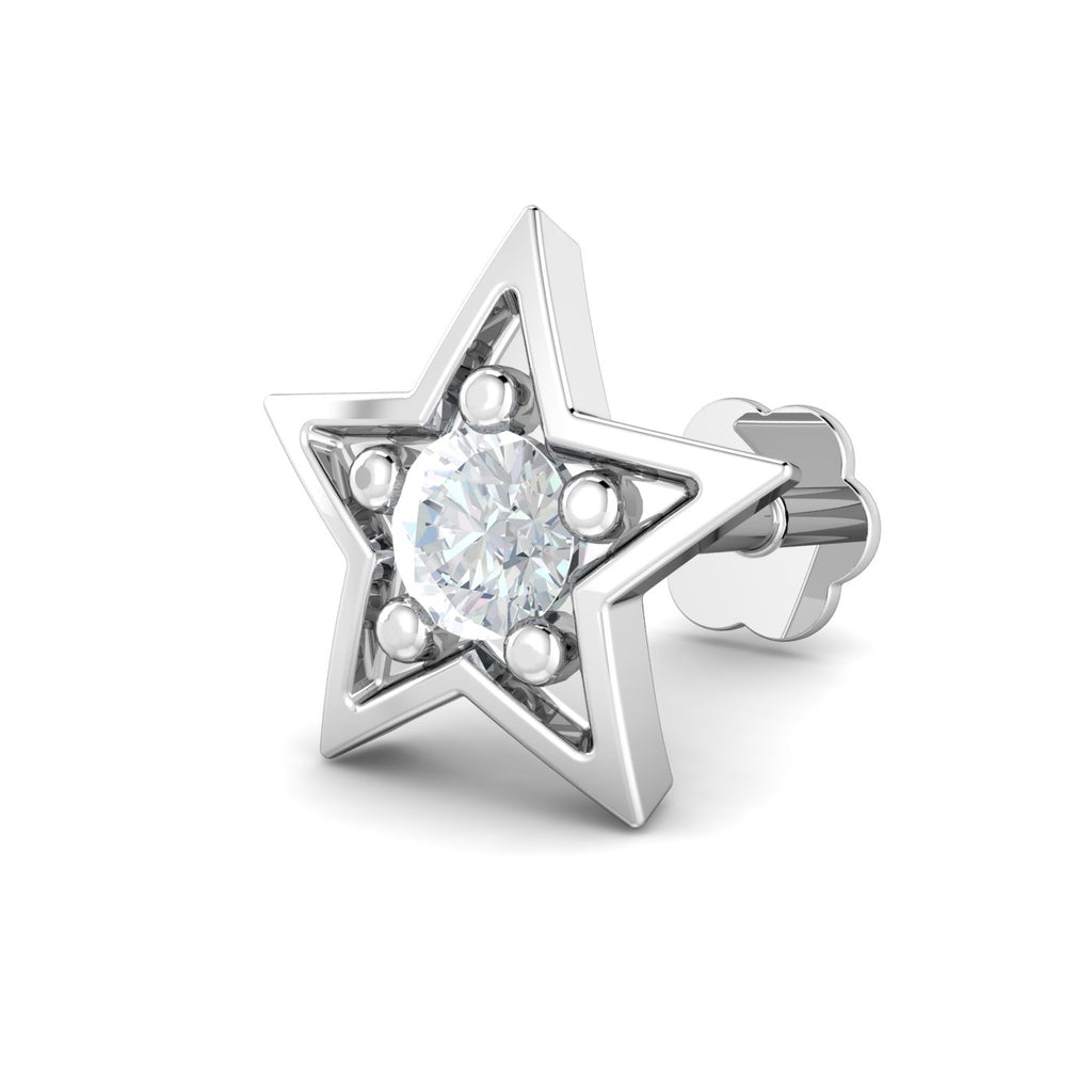 Star 0.06 Carat Nose Stud