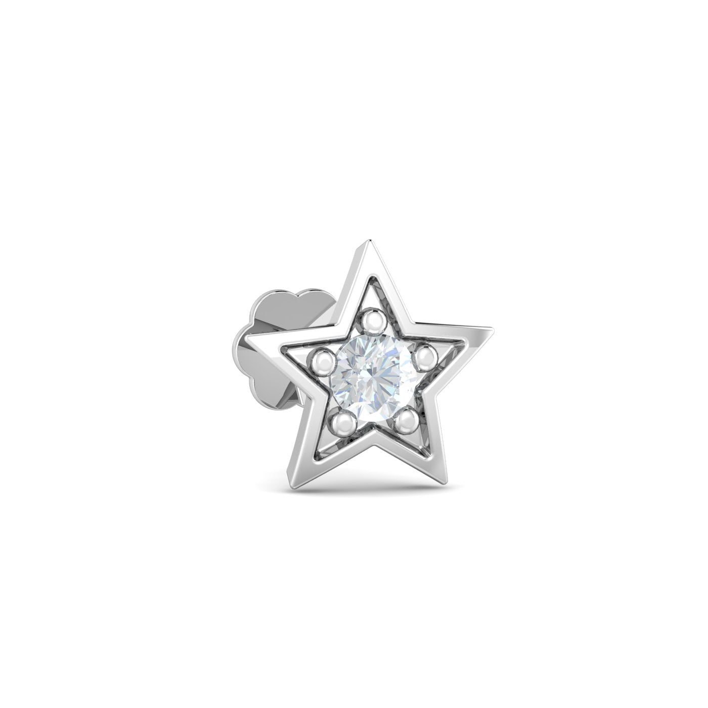 Star 0.06 Carat Nose Stud