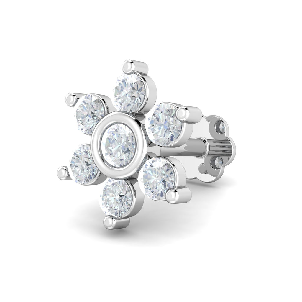 Bezel Love 0.11 Carat Nose Stud