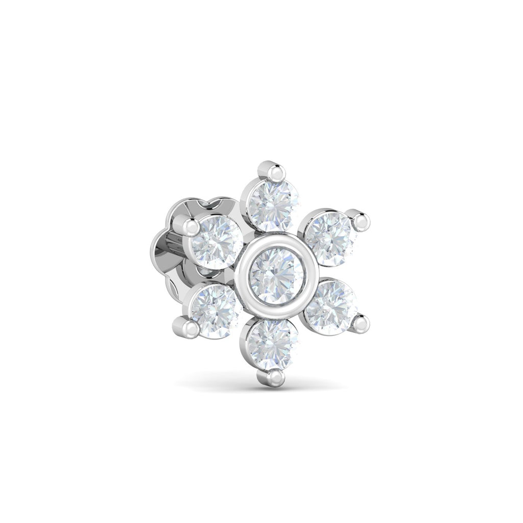 Bezel Love 0.11 Carat Nose Stud