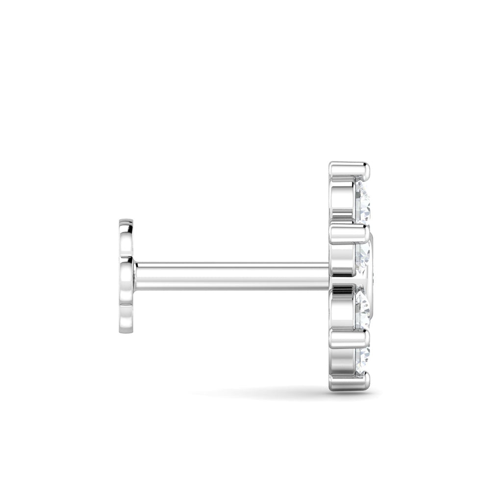 Bezel Love 0.11 Carat Nose Stud