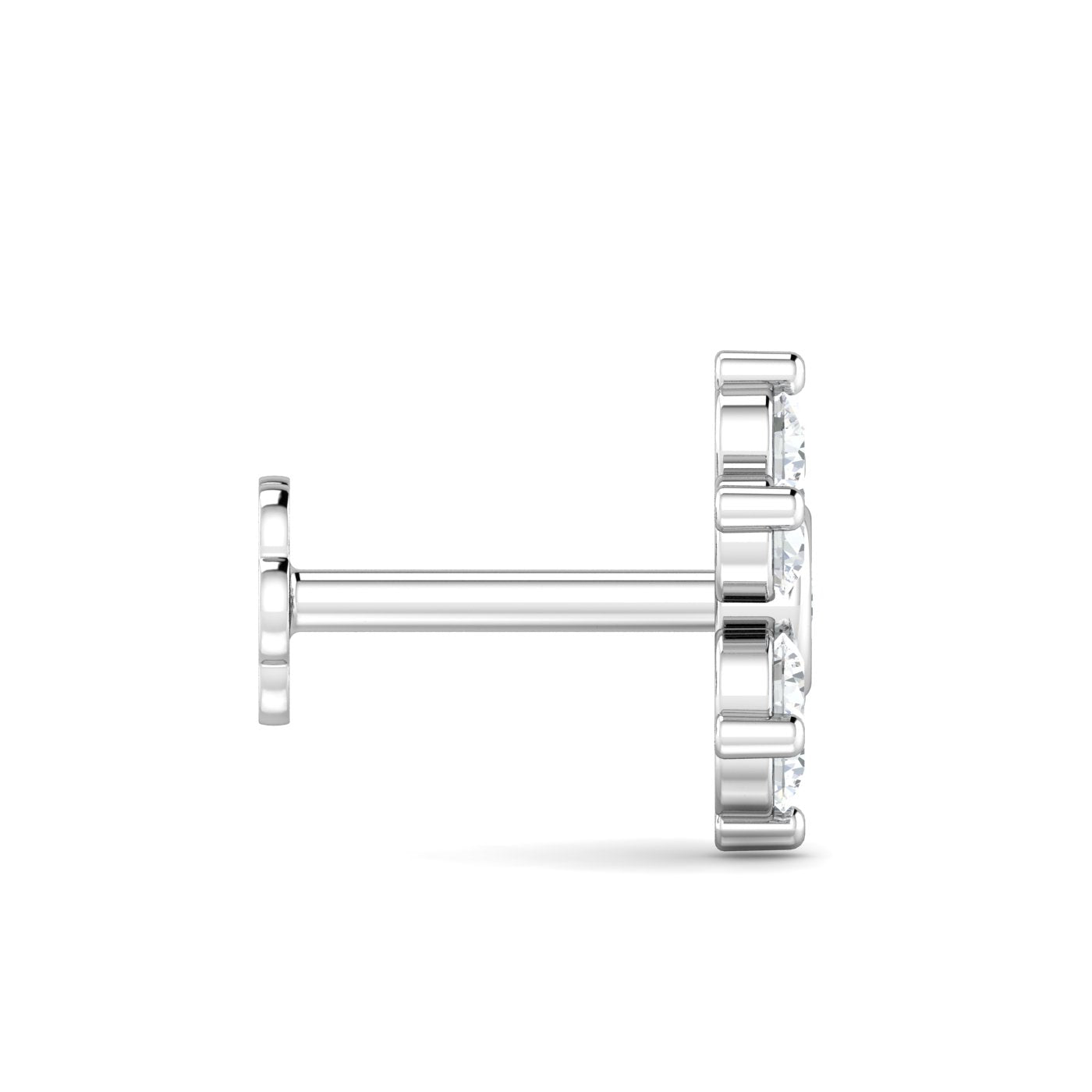 Bezel Love 0.11 Carat Nose Stud