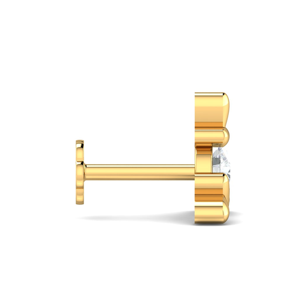 Triangular 0.11 Carat Nose Stud