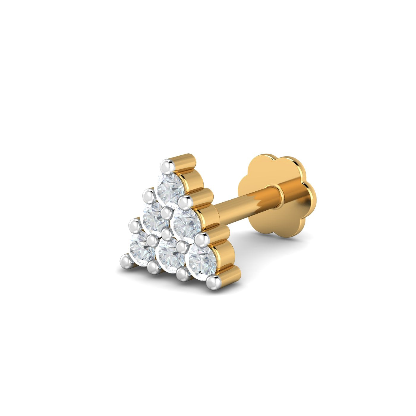 Trikon 0.07 Carat Nose Stud