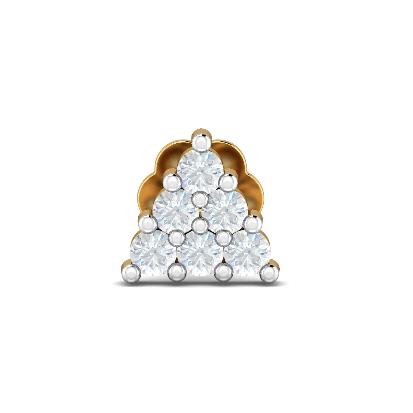 Trikon 0.07 Carat Nose Stud
