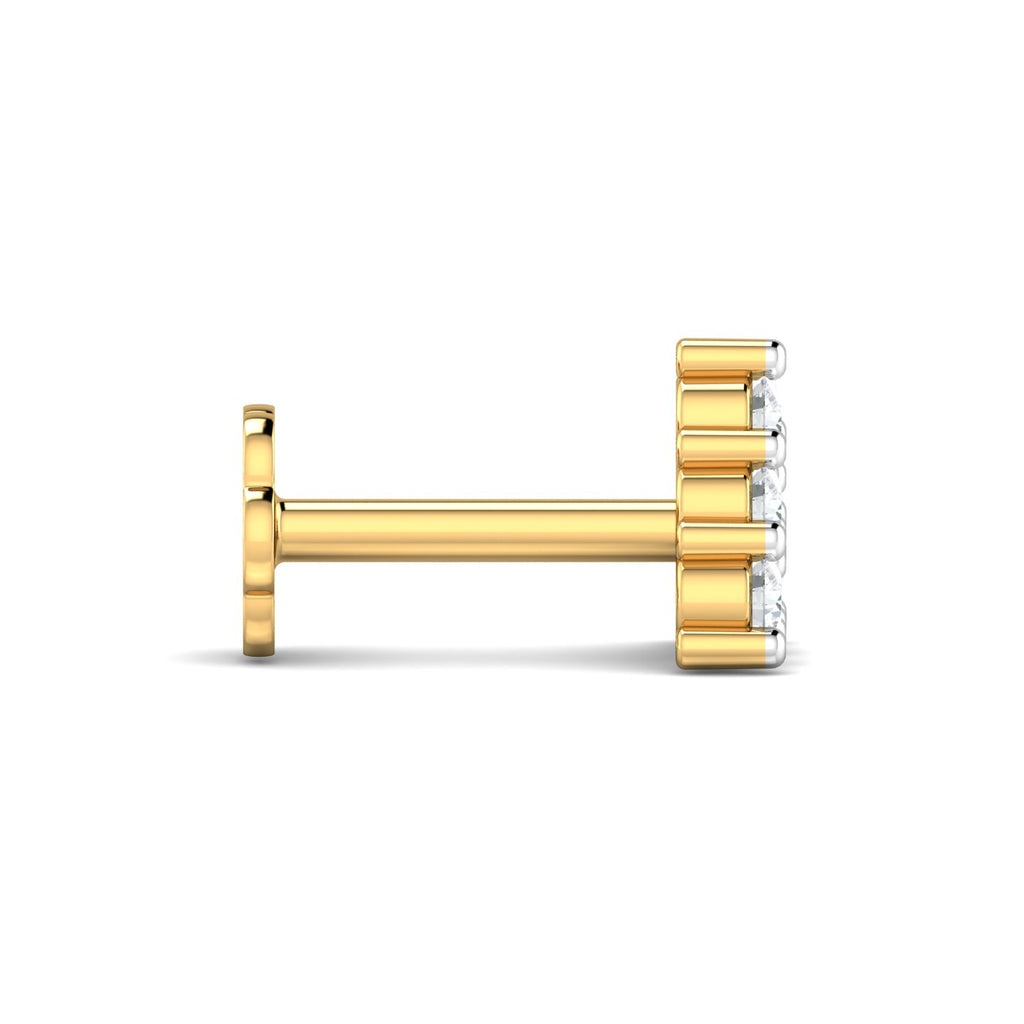 Trikon 0.07 Carat Nose Stud