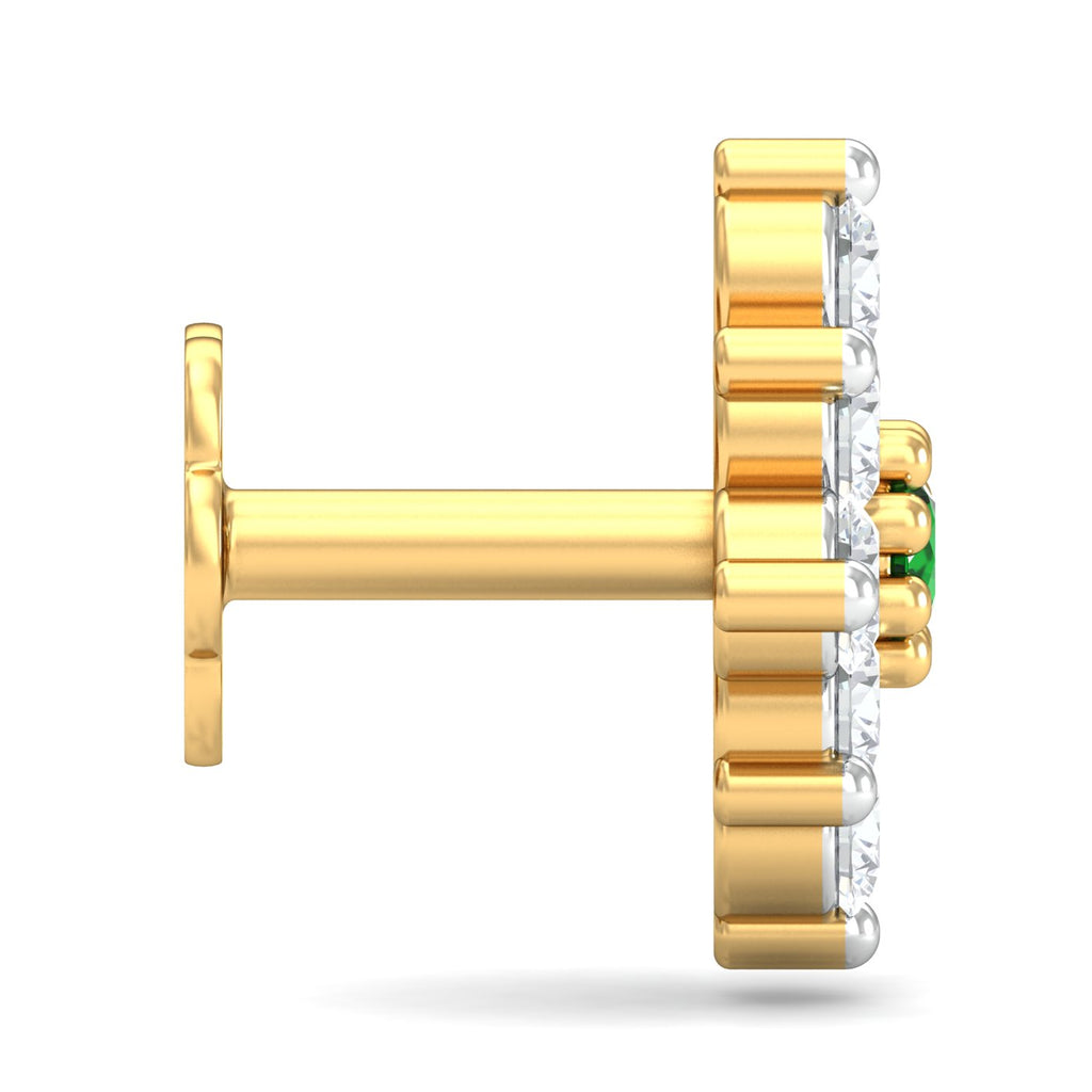 Shagun Emerald Nose Stud