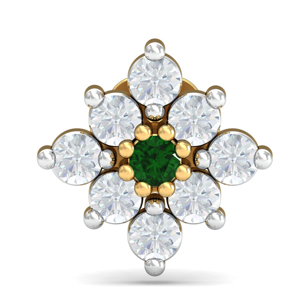 Shagun Emerald Nose Stud