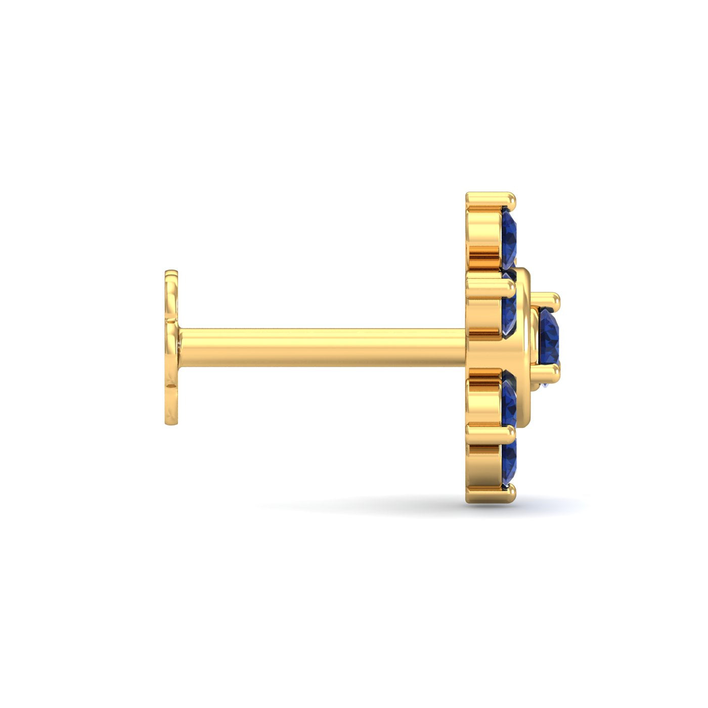 Regina Sapphire Nose Stud