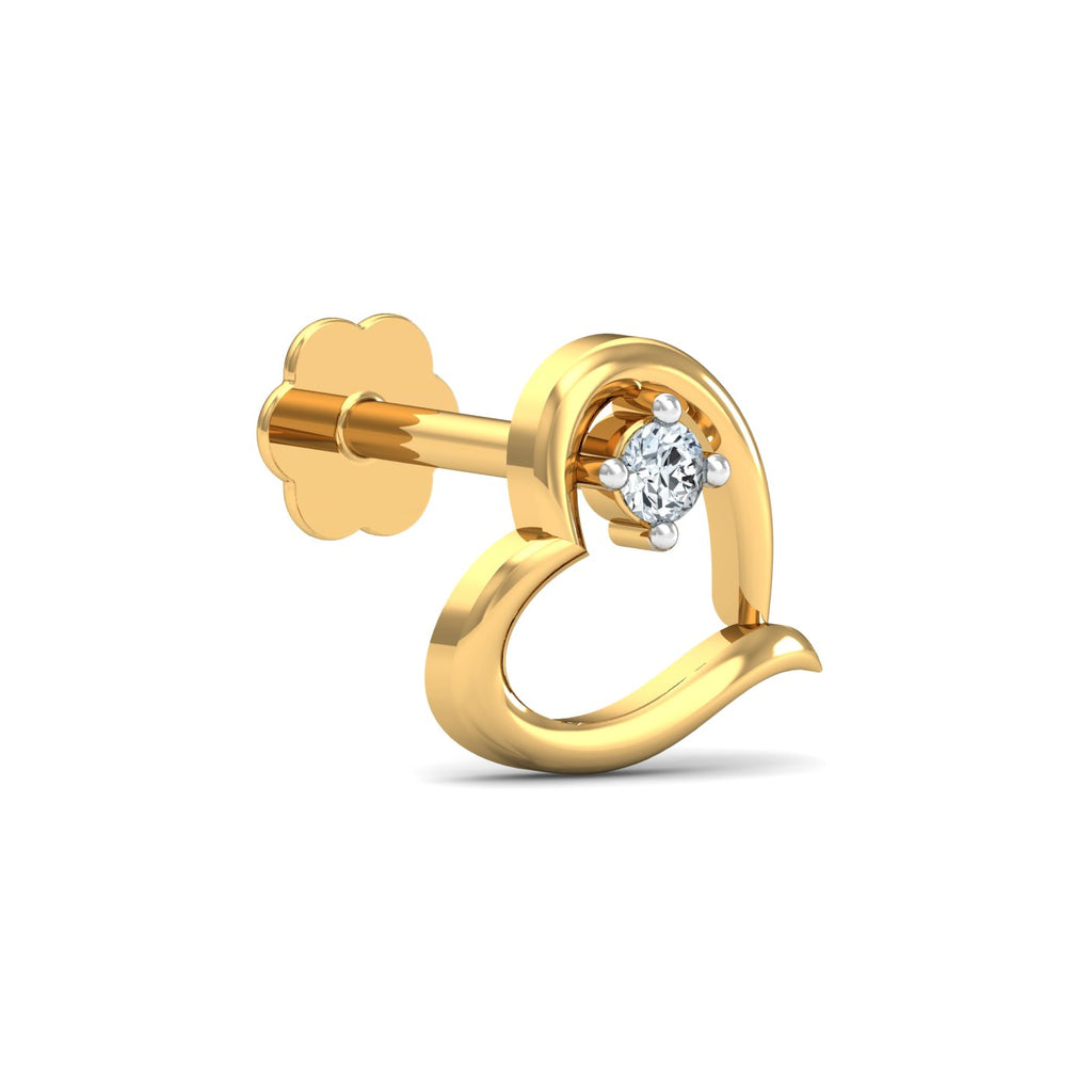 Keily Heart Nose Stud