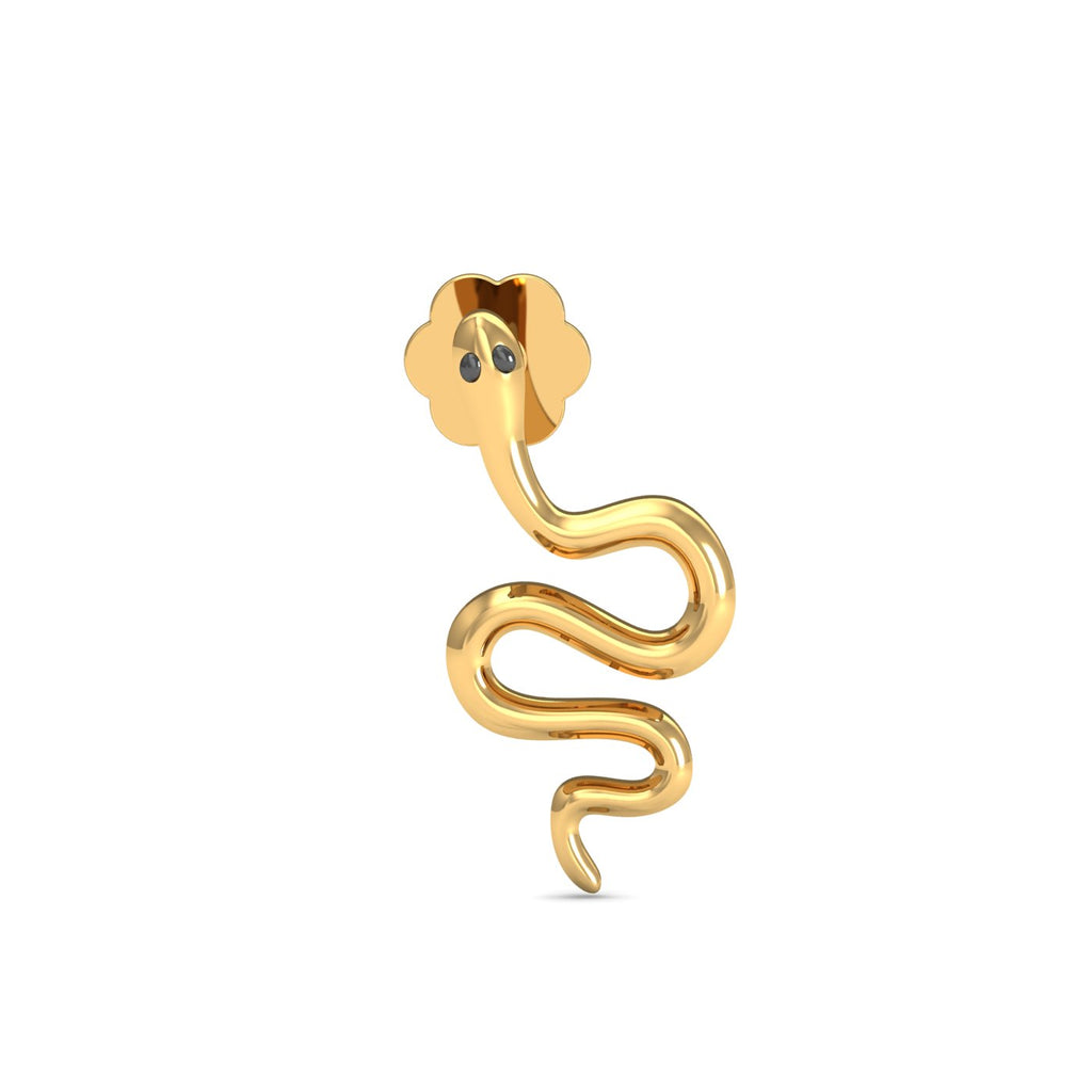 Serpentine Gold Nose Stud