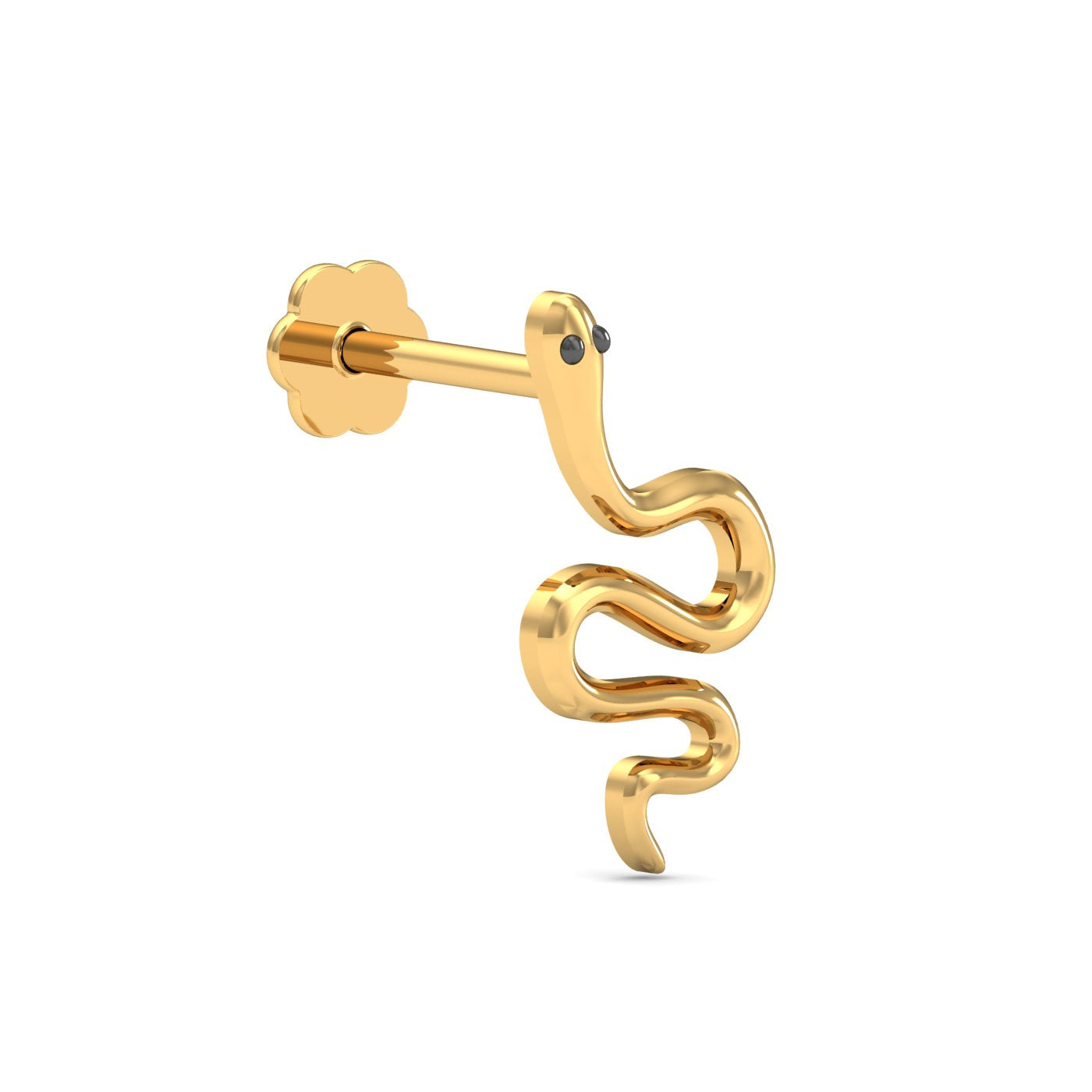 Serpentine Gold Nose Stud