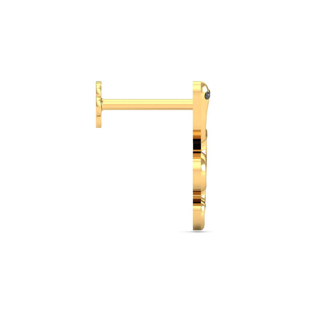 Serpentine Gold Nose Stud