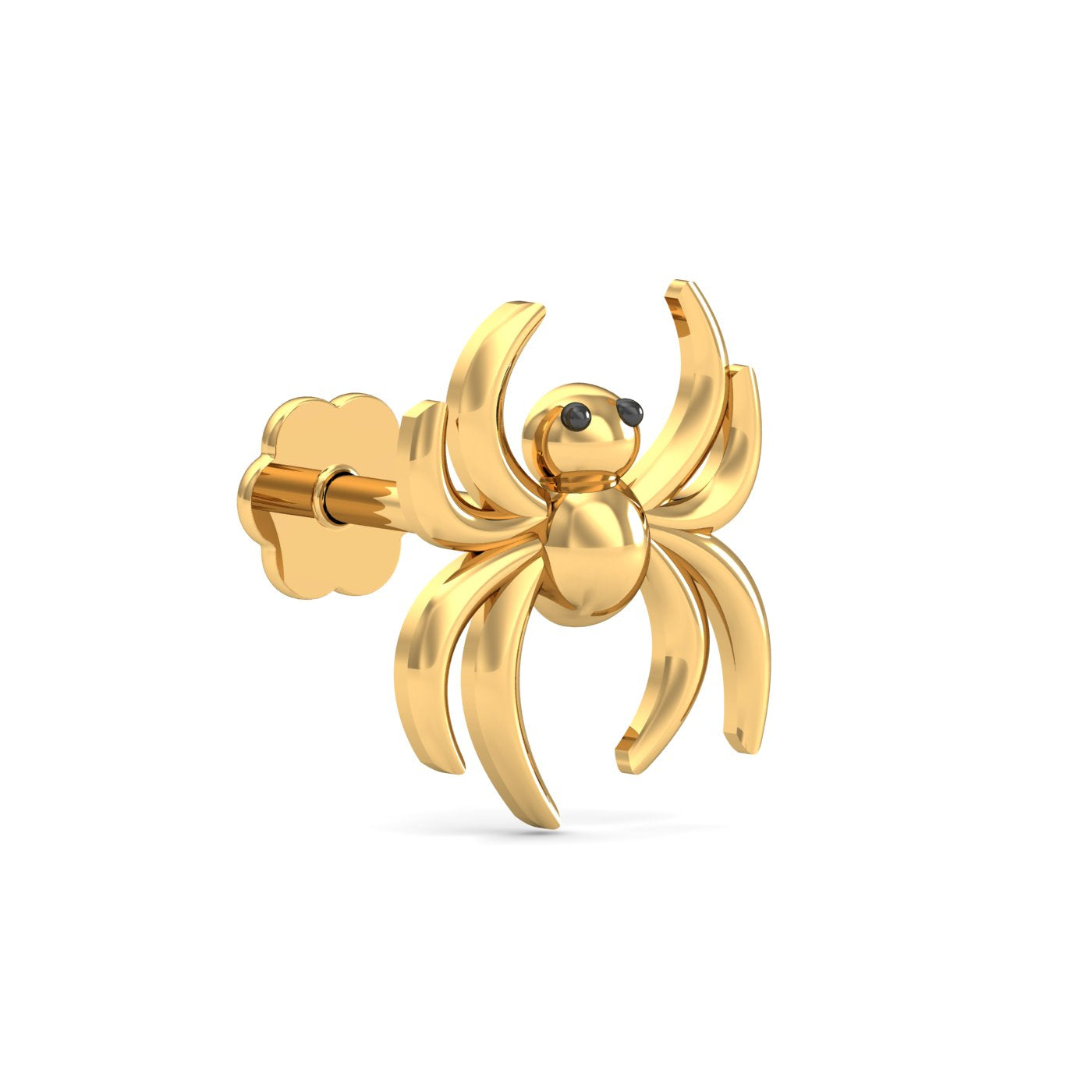 Spider Gold Nose Stud